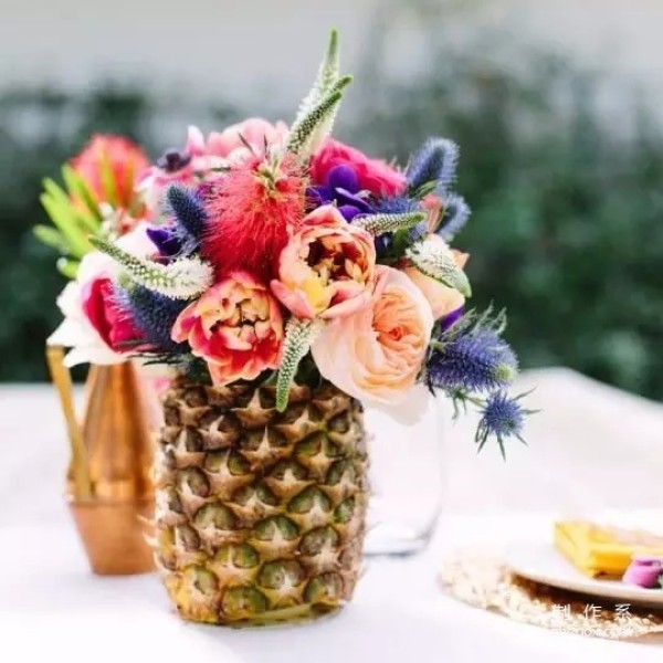 Make beautiful flower arrangements with endless fruits and vegetables