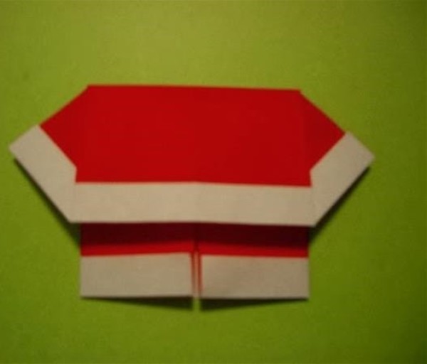 Santa Claus origami tutorial