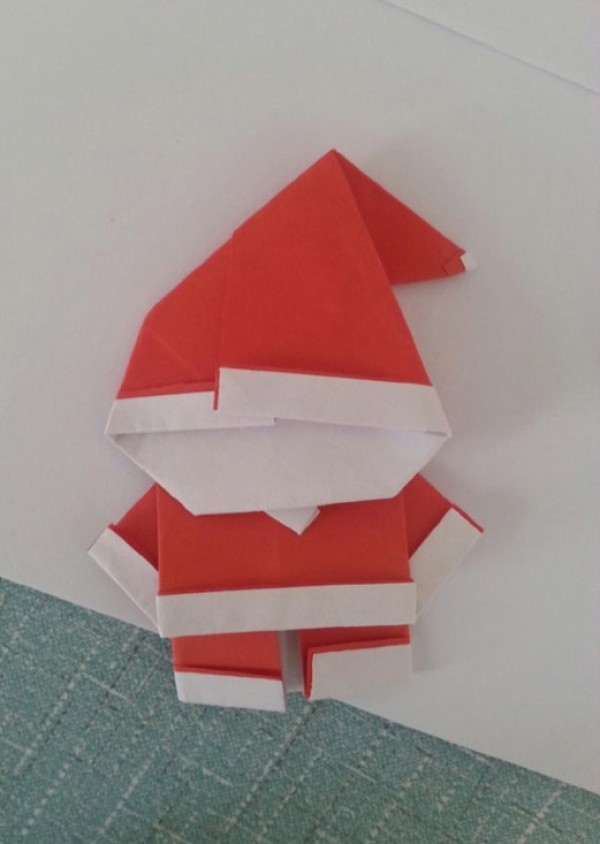 Santa Claus origami tutorial