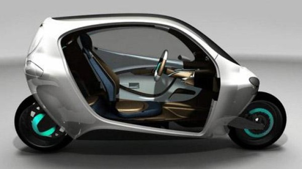 Capsule future electric car