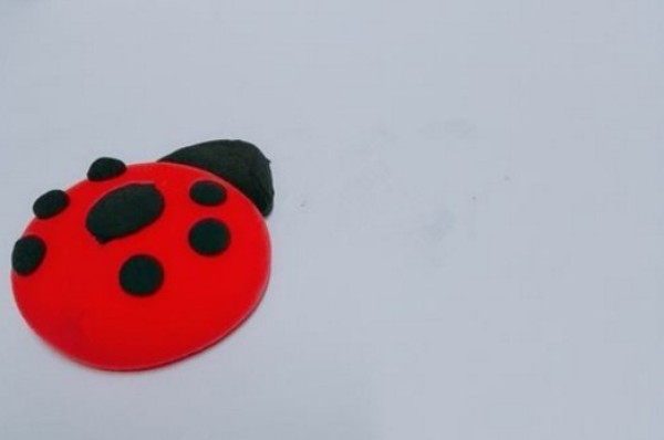 Super light clay tutorial how to make beautiful seven-star ladybug