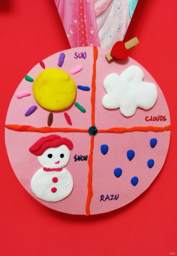 Mother and baby make a barometer together and guide the baby to master the main characteristics of the weather through interesting games.