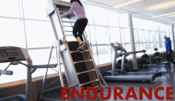 Stair-climbing fitness machine, the nine-step staircase will keep you running