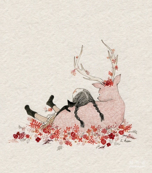 To our beautiful days | Works by Korean illustrator s.hee