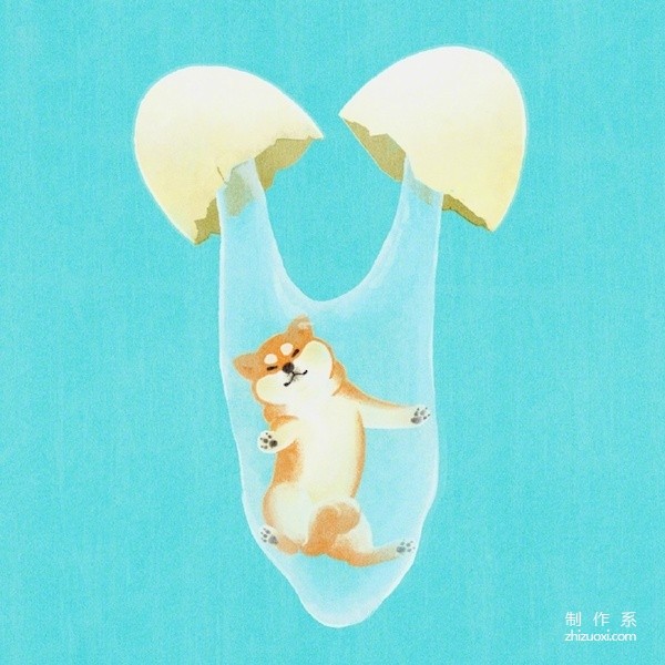  Silly and cute Shiba Inu illustration pictures