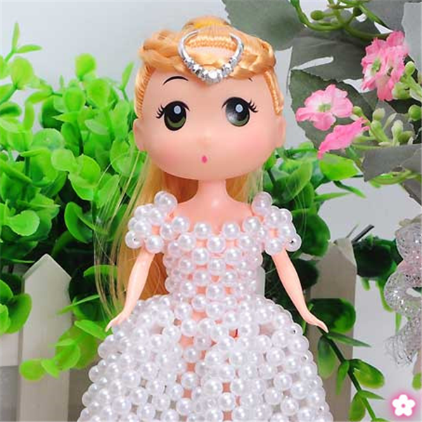 diy handmade beaded weaving creative home barbie doll toy ornaments