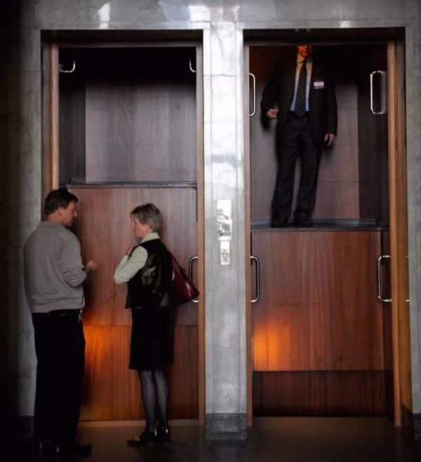 An elevator that doesn’t require waiting