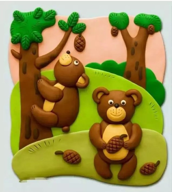 Parent-child handmade classic handmade with plasticine for children