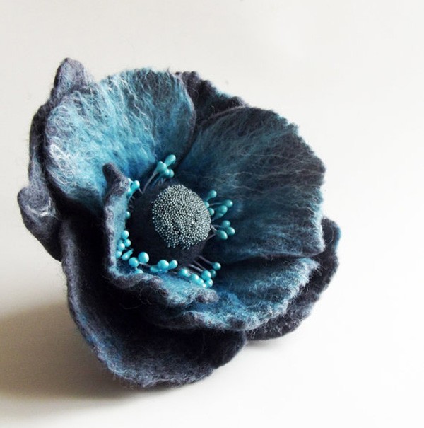 Wool Felt Handmade DIY Flowers and Leaves The Unexpected Flower of the Other Side