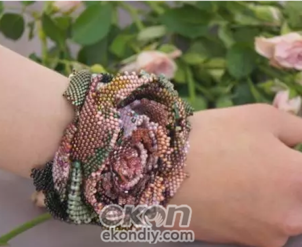 DIY childrens handicraft workshop creative beading, stringing to this level is also convinced!