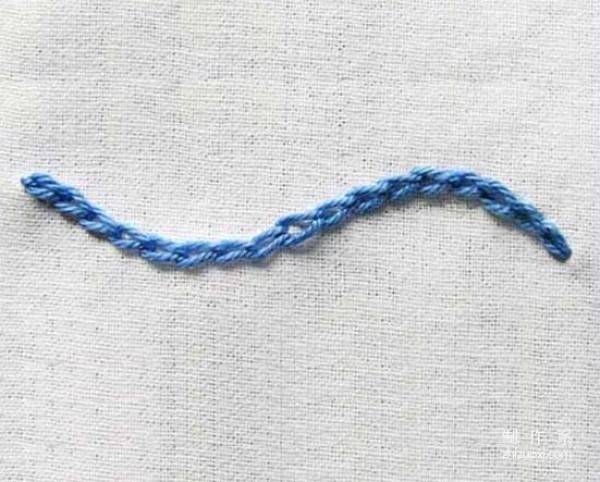 Basic Tutorial on Hand Embroidery Stitches: Illustrated Tutorial on Chain Embroidery Stitches