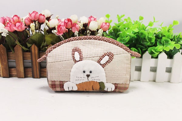 Feifei Bunny Fabric DIY Coin Purse with Variety of Styles