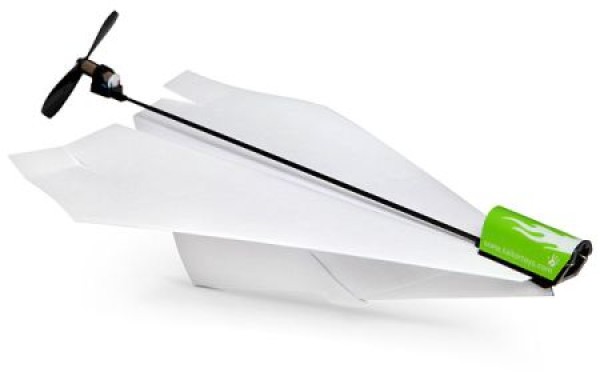 Paper airplane propeller