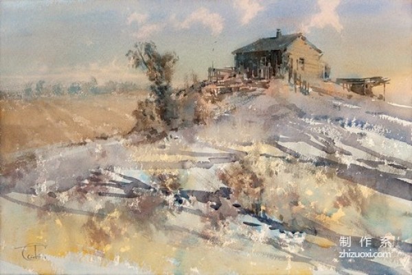 Appreciation of illustrator Sergei Temerev’s beautiful scenery watercolor pictures