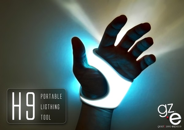 H9 portable lighting gloves