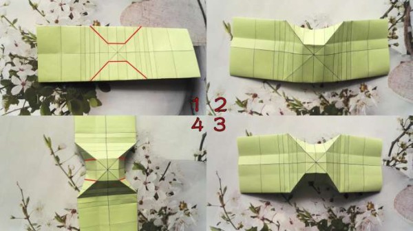 Handmade origami tutorial teaches you how to make a three-dimensional origami tank