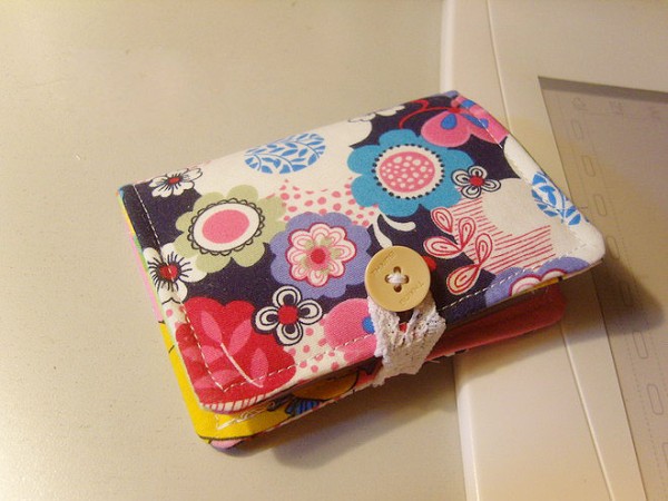 Fabric DIY handmade beautiful small fresh card holder