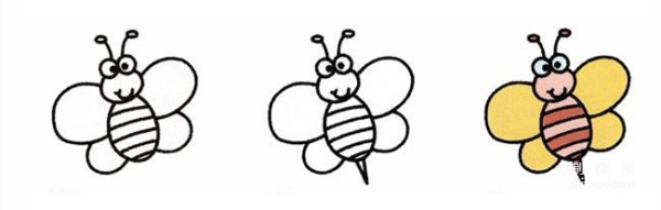 Learn to draw simple strokes, little bee