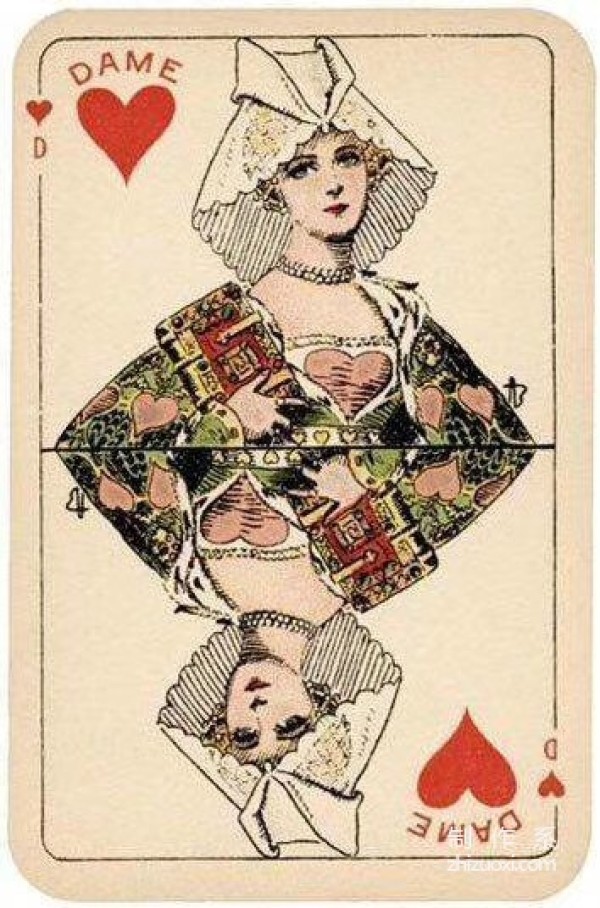 Creative Playing Card Art Painting