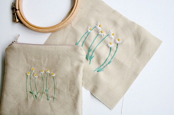 Bits and pieces in the creative handmade DIY embroidery garden