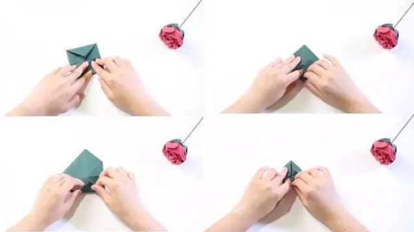 The hand-making process of roses (2)