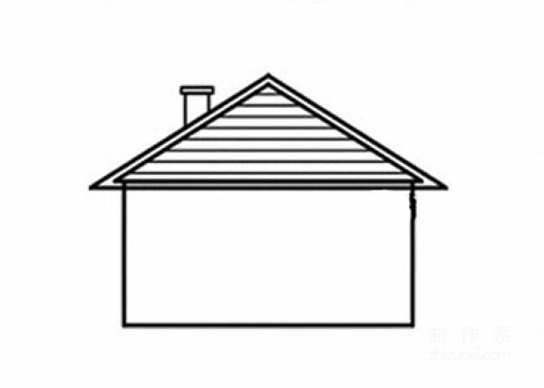 How to draw a simple house 3