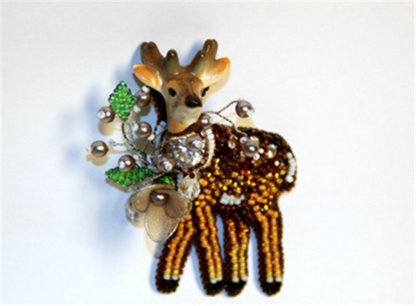 Various beaded small animal creative works made by handmade beading DIY