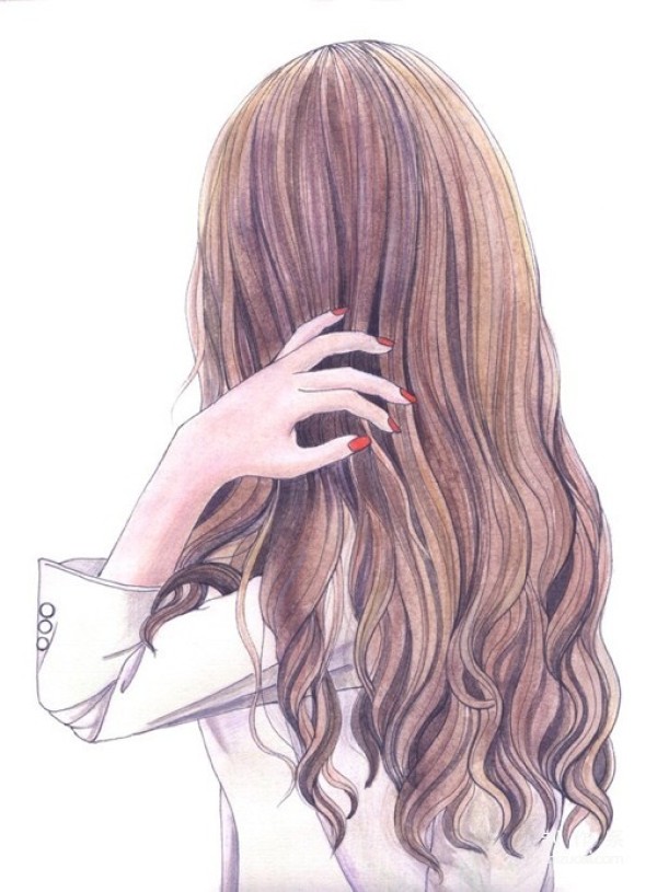 Sharing pictures of sweet and refreshing hairstyle illustrations