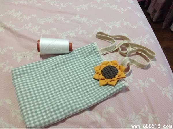 Creative Sunflower Simple DIY Fabric Pocket