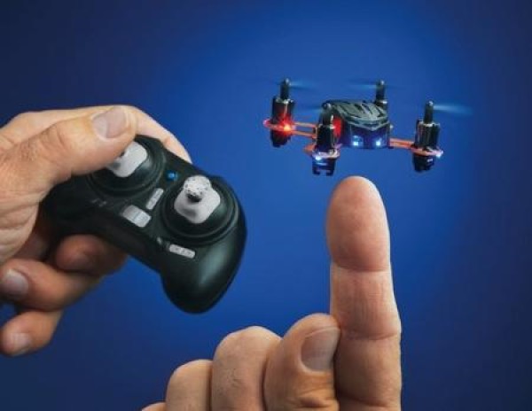 Super compact quadcopter remote control aircraft