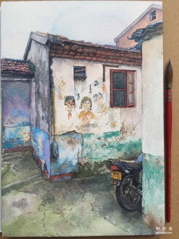 Corners in life - watercolor paintings by Ao Lu