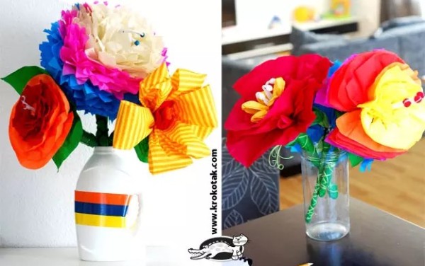 Kindergarten Creative DIY Handmade Flower Making Tutorial