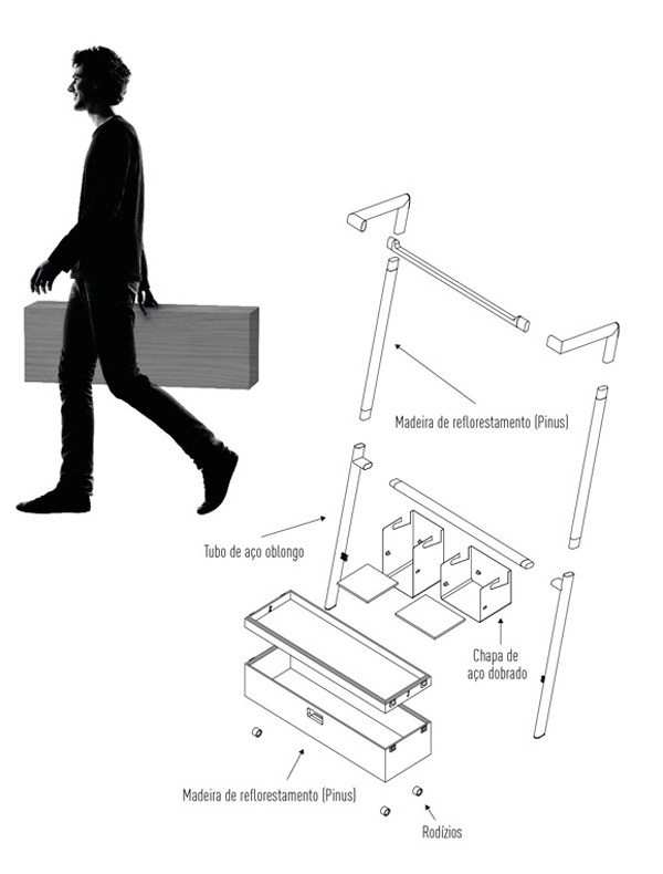 Convenient disassembly and assembly hanger kit