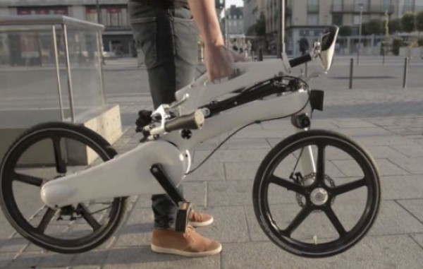 Weelin, a foldable bicycle that unfolds with just a shake