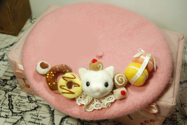 Handmade cute wool felt DIY products