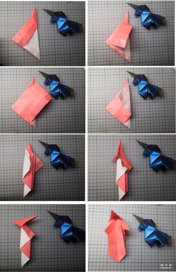 Cute little Unicorn origami method