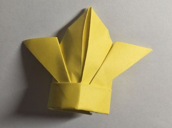 Small Crown Origami Illustration Crown Origami Tutorial