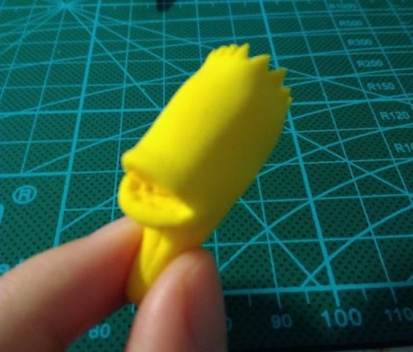 Use ultra-light clay to make the cartoon character Simpson DIY tutorial