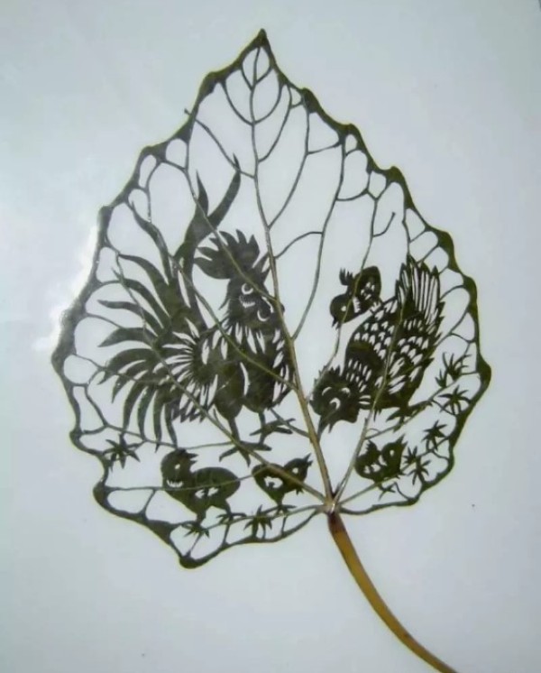 A complete collection of leaf paper-cut patterns for DIY appreciation