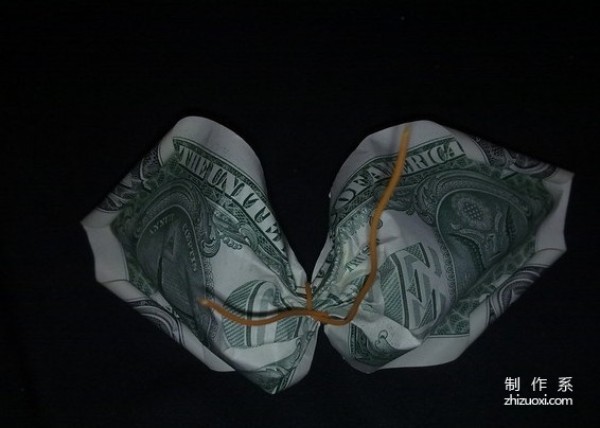 Origami flowers, paper money origami dollar rose origami method