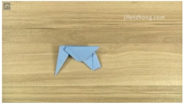 Animal origami elephant making tutorial