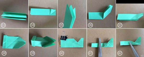 DIY handmade assembly of a cool bi-wing paper airplane