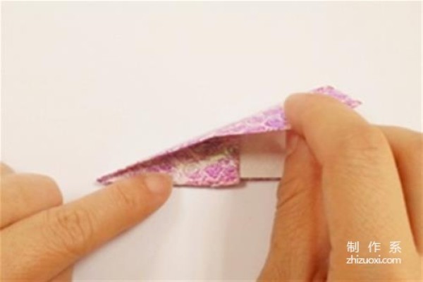 Illustration of how to make a simple paper airplane origami for children