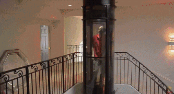 Home pneumatic drive elevator