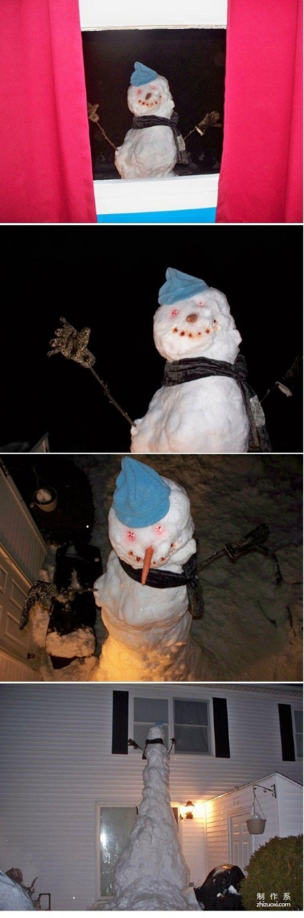 Snowing Come, lets make a snowman