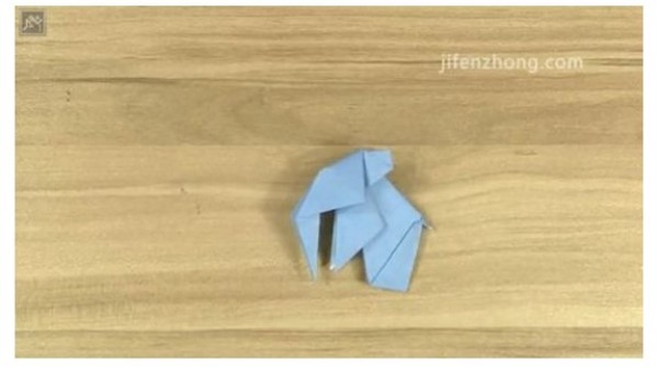 Animal origami elephant making tutorial