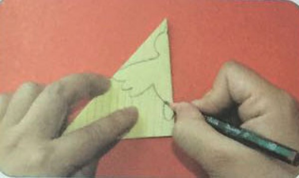 How to cut four birds Simple bird paper cutting tutorial