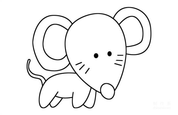 Simple drawing pictures of mice