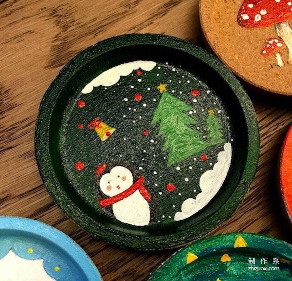 creative painted plate