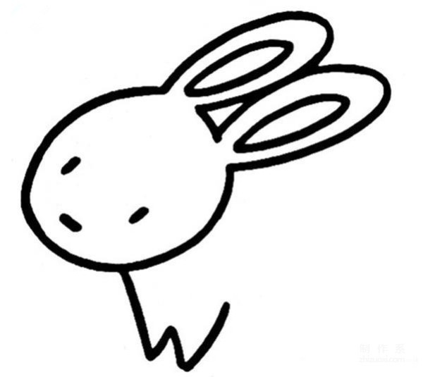 Learn to draw simple drawings, little rabbits